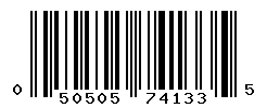 UPC barcode number 050505741335