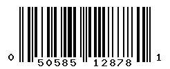 UPC barcode number 050585128781