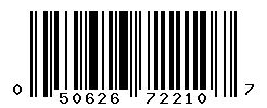 UPC barcode number 050626722107