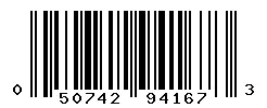 UPC barcode 050742941673