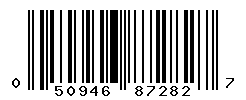 UPC barcode number 050946872827