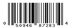 UPC barcode 050946872834