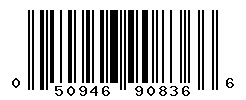 UPC barcode number 050946908366