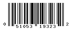 UPC barcode 051053193232