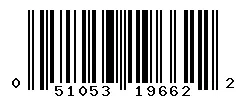 UPC barcode 051053196622