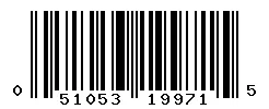 UPC barcode 051053199715