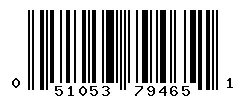 UPC barcode 051053794651