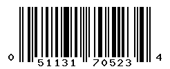 UPC barcode number 051131705234