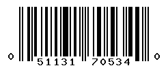 UPC barcode number 051131705340