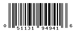 UPC barcode number 051131949416