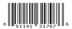 UPC barcode number 051141317076