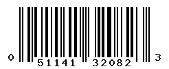 UPC barcode number 051141320823