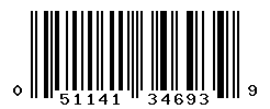 UPC barcode number 051141346939