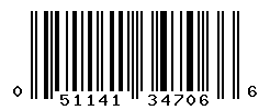UPC barcode number 051141347066