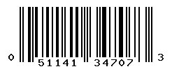 UPC barcode number 051141347073