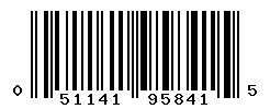 UPC barcode number 051141958415