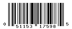 UPC barcode number 051153175985