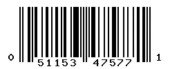 UPC barcode 051153475771