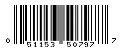 UPC barcode 051153507977
