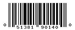 upc 051381901400 barcode image
