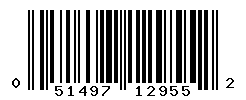 UPC barcode number 051497129552