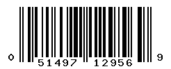 UPC barcode number 051497129569
