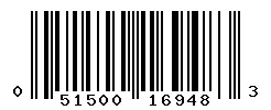 UPC 051500169483 barcode image