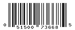 UPC 051500736685 barcode image