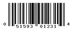 upc 051593012314 barcode image