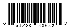 UPC barcode number 051700206223