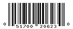 UPC barcode number 051700206230