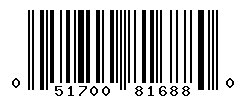 UPC barcode number 051700816880