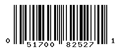 UPC barcode number 051700825271