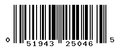 UPC barcode number 051943250465