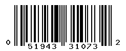 UPC barcode number 051943310732