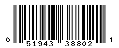 UPC barcode number 051943388021