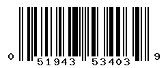 UPC barcode number 051943534039