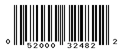 UPC barcode 052000324822