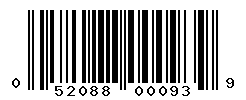 upc 052088000939 barcode image