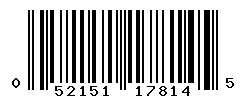 UPC barcode number 052151178145