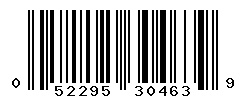 UPC barcode number 052295304639