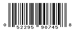 UPC barcode number 052295907458