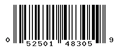 UPC barcode 052501483059