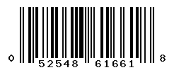 upc 052548616618 barcode image