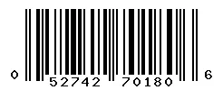 052742701806 barcode