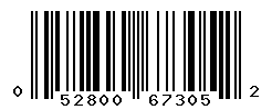 upc 052800673052 barcode image
