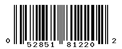 upc 052851812202 barcode image