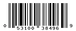 UPC barcode 053100384969