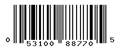 UPC 053100887705 barcode image