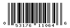 UPC barcode number 053176110646